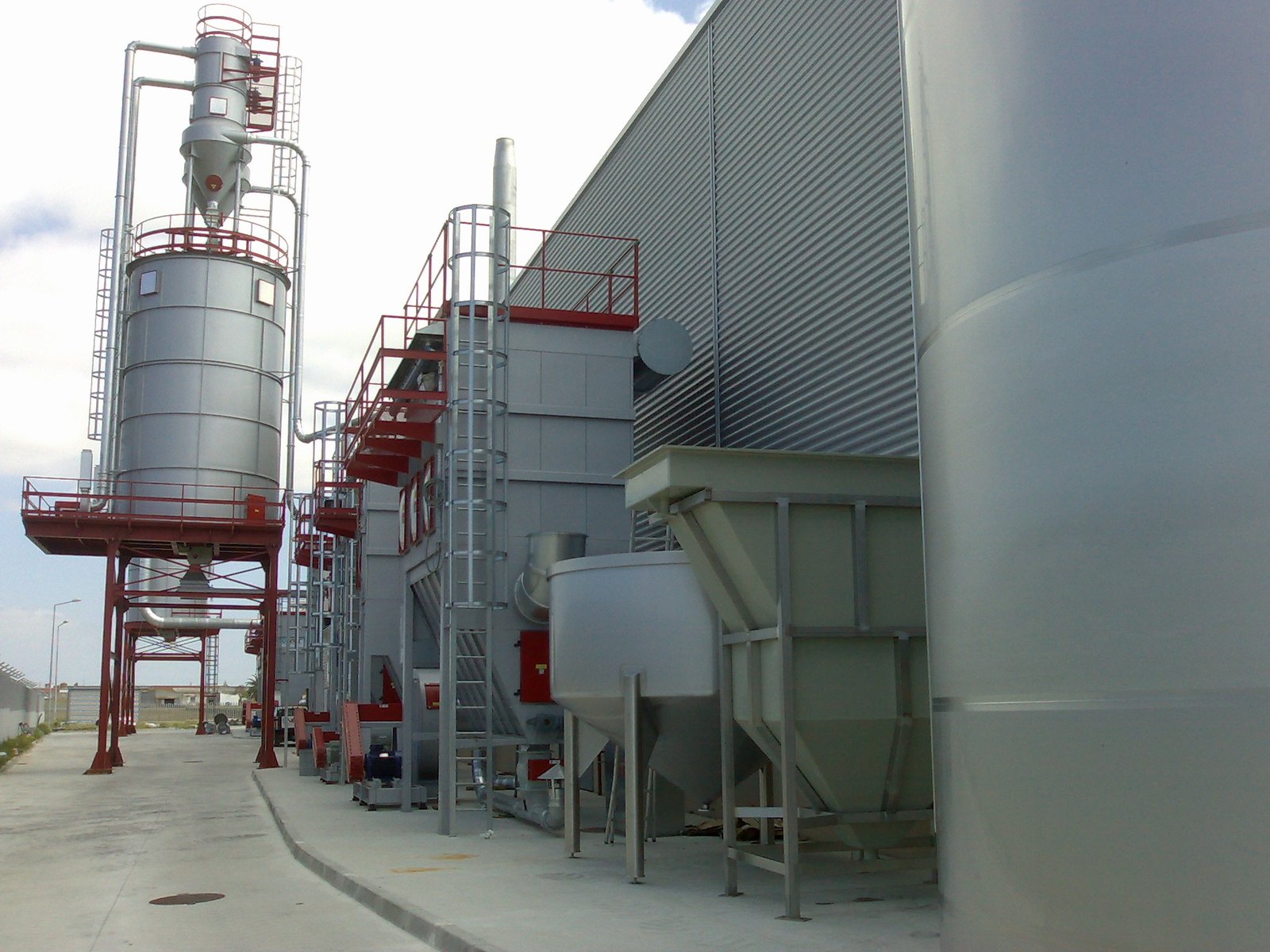 Gypsum industrial plant